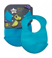 Baveta Roll & Go Explora, Tommee Tippee, Albastru